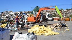 Island Waste site in St Andrew