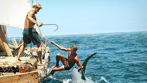 Scene from Kon-Tiki