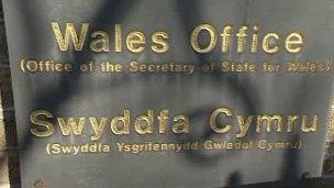 Wales Office plaque