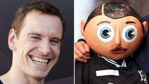 Michael Fassbender and Frank Sidebottom