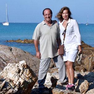 Francis Hollande and Valerie Trierweiler