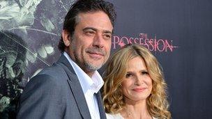 Jeffrey Dean Morgan and Kyra Sedgwick, stars of The Possession