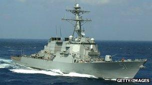 USS Arleigh Burke (file images)