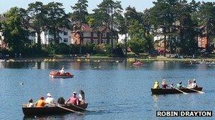 Roath Park lake