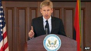 US Ambassador J. Christopher Stevens in August 2012