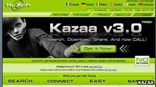 Kazaa screenshot