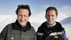 David Cameron and Greg Barker