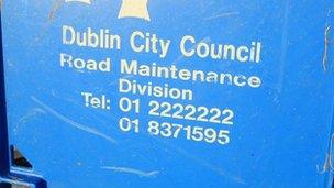 Dublin City Council sign