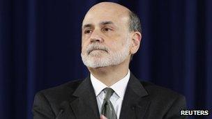 US Federal Reserve Chairman Ben Bernanke delivers remarks about a significant shift in the direction of US monetary policy at the Federal Reserve in Washington 13 September 2012