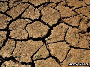 Dry lake bed