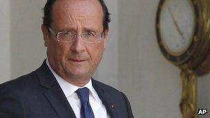 French President Francois Hollande