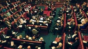 Chamber of the House of Lords