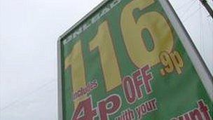 Jersey petrol prices