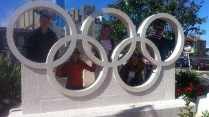 Weymouth Olympic rings