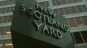 New Scotland Yard sign