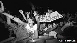 Fans at a Duran Duran concert in 1983