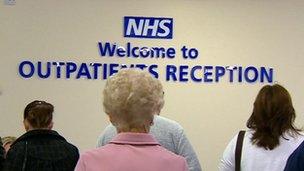 Outpatients reception