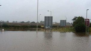 Battlefield roundabout, Shrewsbury