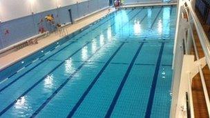 Magherafelt swimming pool at Greenvale Leisure Centre