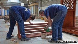 Prisoners training in Barlinnie