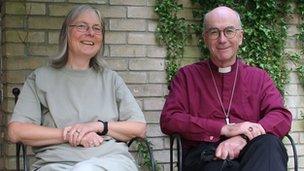 Bishop Clive Young with his wife Sue