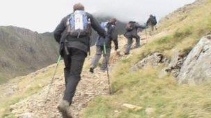 Metropolitan Police officers walking