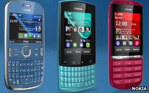 Nokia Asha phones