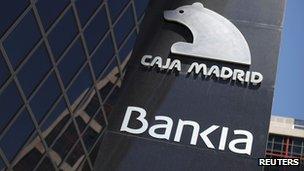 Bankia's headquarters in Madrid