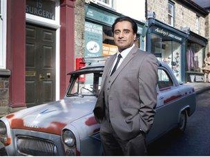 Sanjeev Bhaskar in The Indian Doctor in Blaenavon