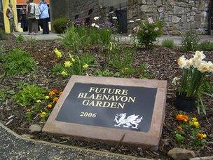 Blaenavon community garden