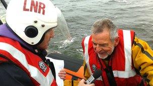 Billy Mullen from the Lough Neagh Rescue Service