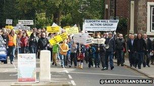 Save our Sandbach protest