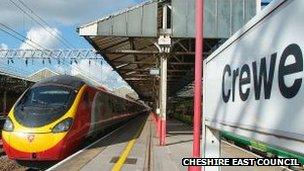 Crewe rail station