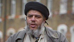 Terrorist suspect Abu Hamza