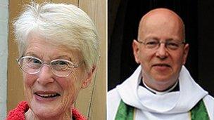 Betty Yates and the Reverend John Suddards