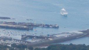 Guernsey harbour