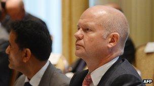 William Hague at the UN in New York