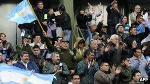 Protesters in Buenos Aires. Photo: 3 October 2012