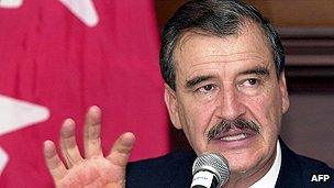 Former Mexican president Vincente Fox