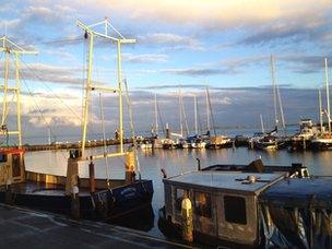 Harbour in Volendam