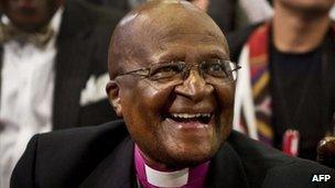 Archbishop Desmond Tutu, file photo from September 2012