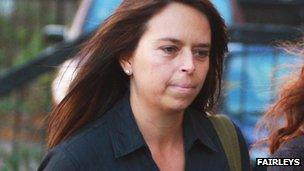 Mr Collins's former wife Karen