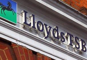 Lloyds bank sign