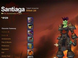 Screenshot of Santiaga