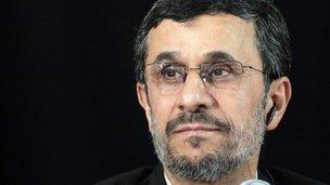 Iranian President Mahmoud Ahmadinejad