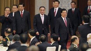 China's politburo - archive image