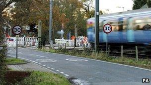 A level crossing