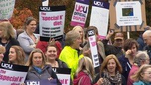 K College strike action