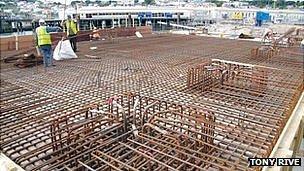 Guernsey's St Peter Port freight berth work