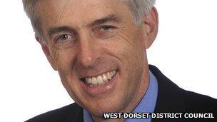 Robert Gould, leader of West Dorset District Council